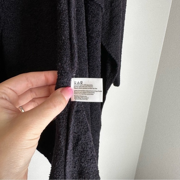 Barefoot Dreams Cozy Chic Calypso Wrap Cardigan Ombre Black Purple Size S/M - Picture 10 of 11